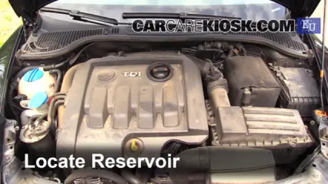 2011 Skoda Octavia TDI CR 2.0L 4 Cyl. Turbo Diesel Liquide essuie-glace Ajouter du liquide